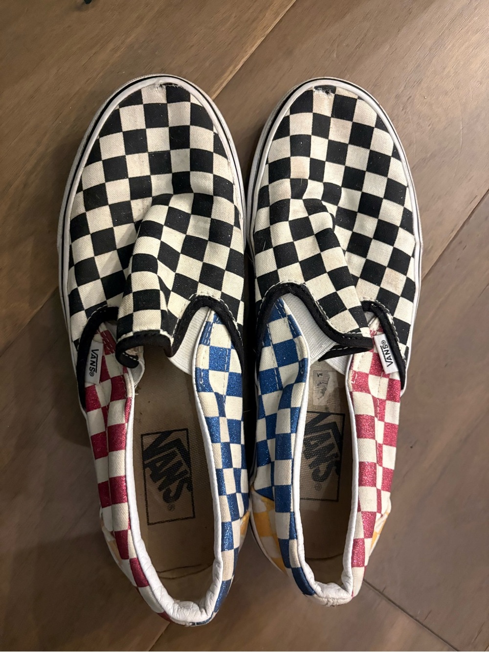 Vans Women'sCheckerboard Slip-On Sneakers